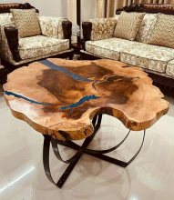 Дизайн стола из эпоксидной смолы